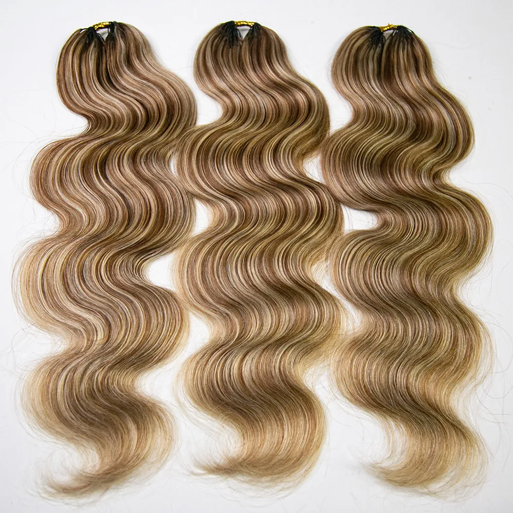 #27/30/613 Mix Color Blend Body Wave Human Crochet Hair - Image 3