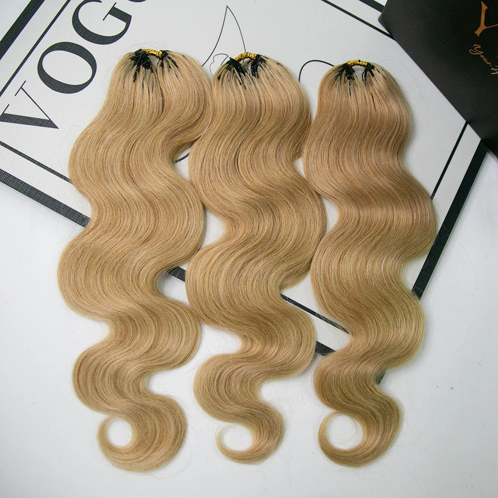 #27 Honey Blonde Body Wave Human Crochet Hair