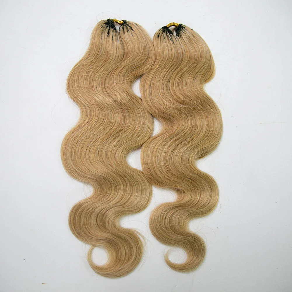 #27 Honey Blonde Body Wave Human Crochet Hair - Image 2