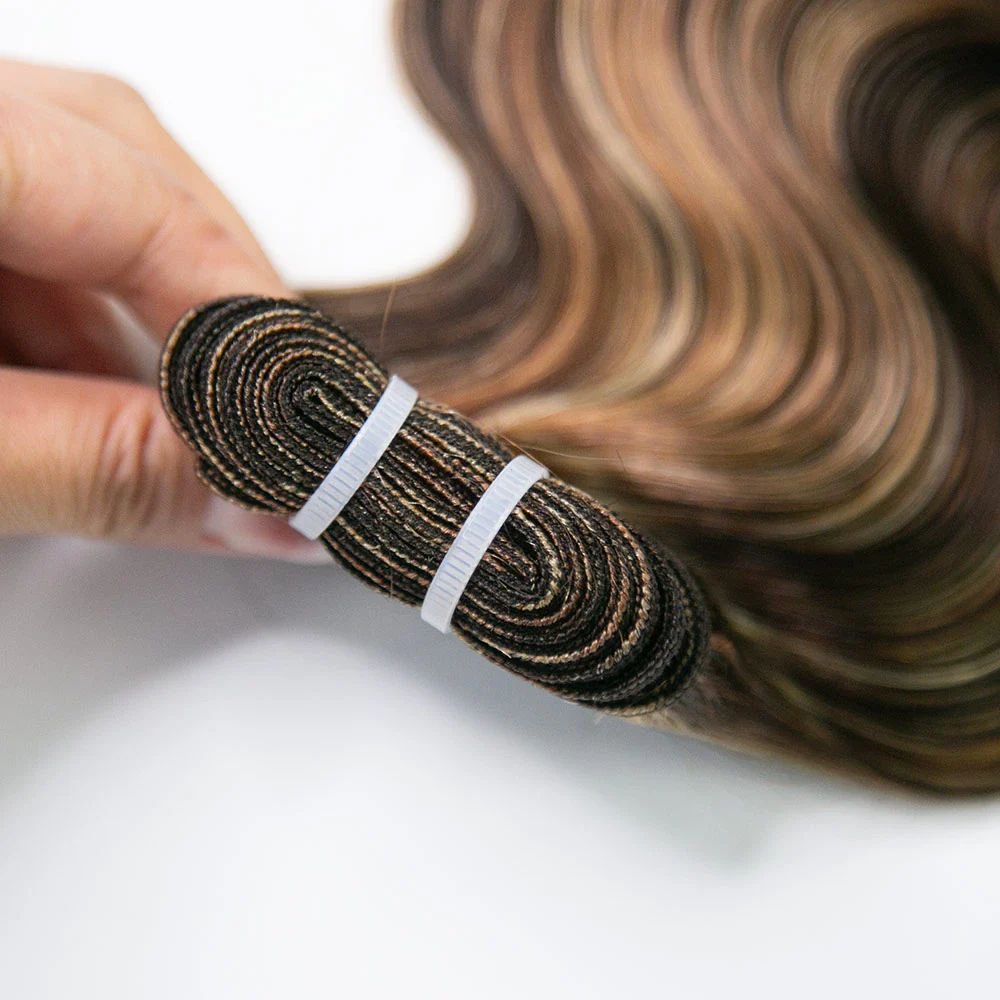 #4/#27/#30 Mix Color Blend Double Drawn Burmese Body Wave Weft Bundles - Image 7