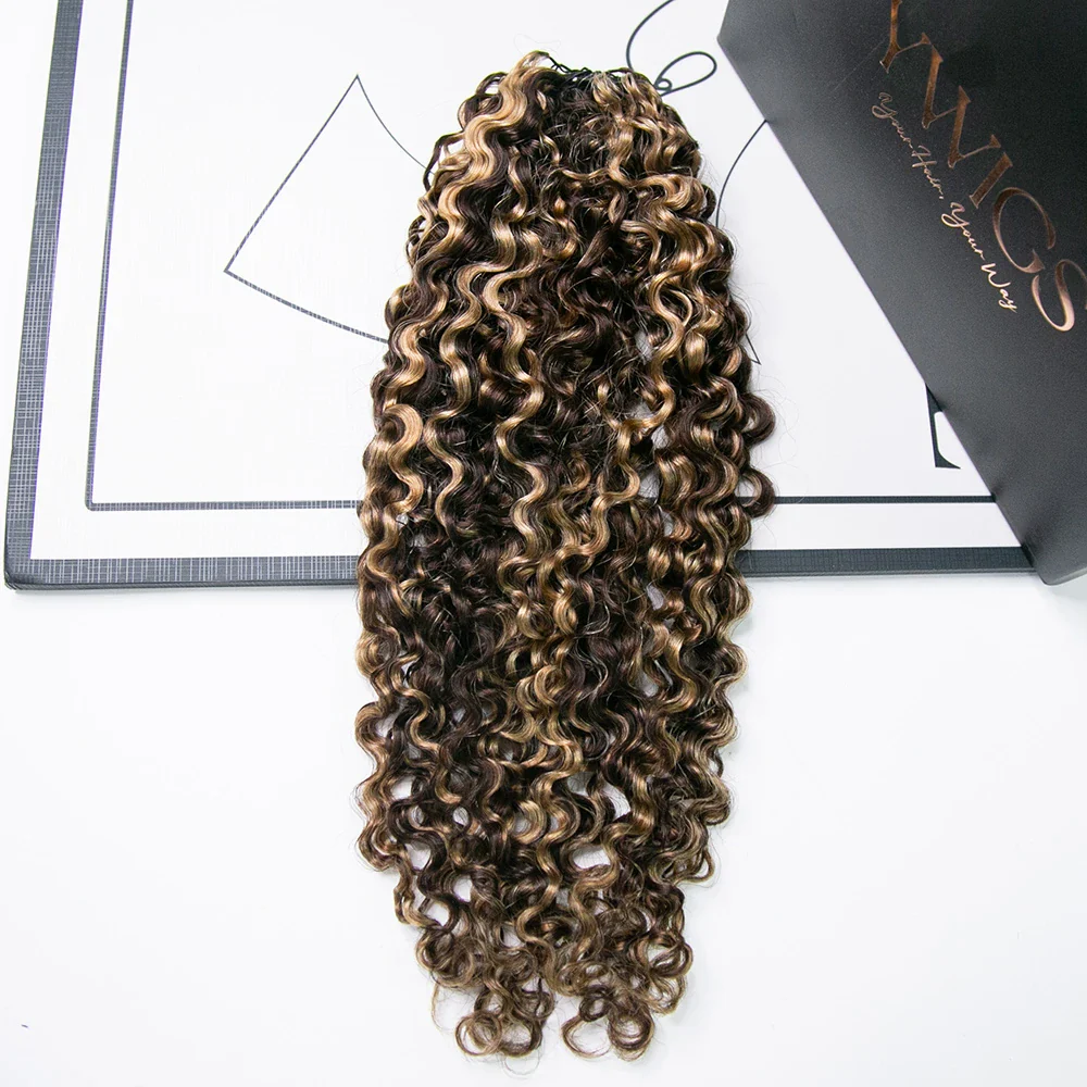 #4/27 Mix Color Blend Water Deep Wave Human Crochet Hair - Image 7