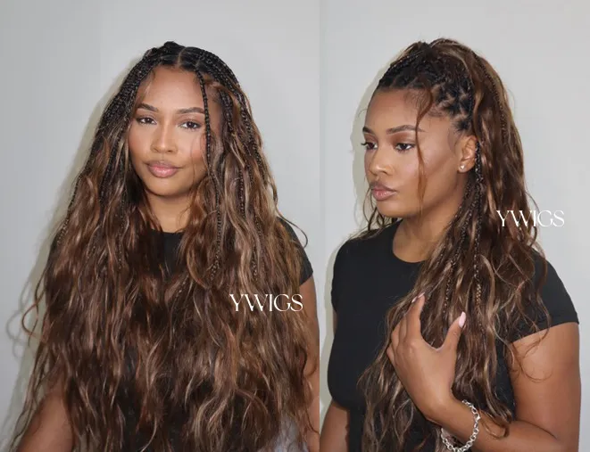 #4/#30 Mix Color Blend Body Wave Bulk Human Braiding Hair - Image 3