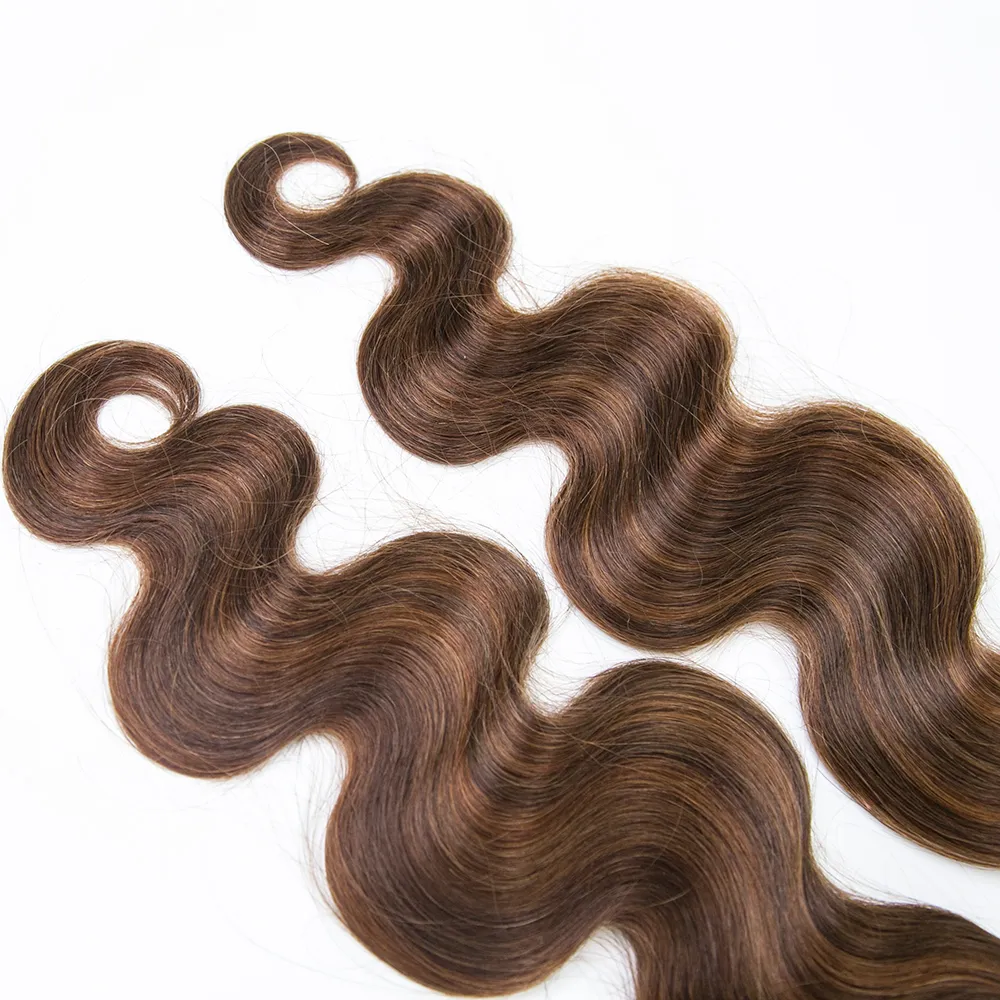 #4/#30 Mix Color Blend Body Wave Bulk Human Braiding Hair - Image 8
