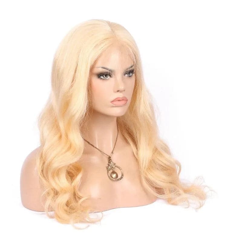 #613 Blonde 13 x 6 Lace Front Wig Human Hair - Image 4