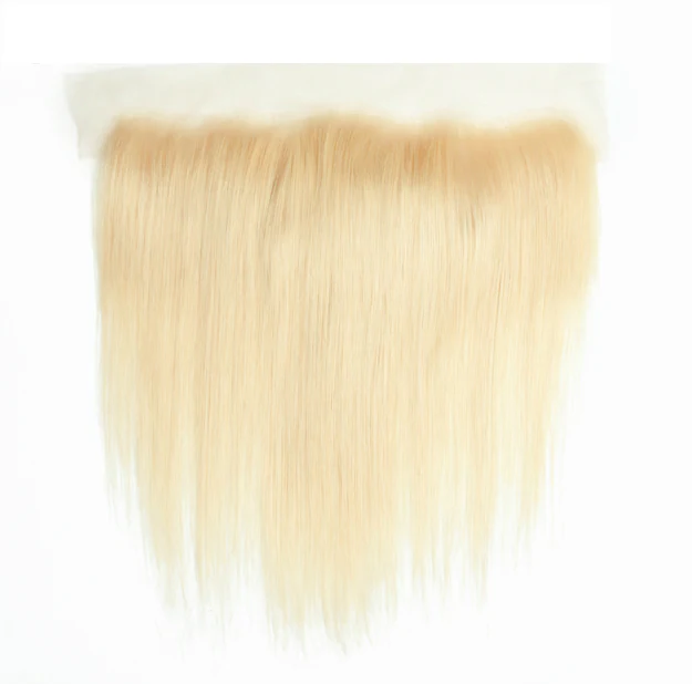 #613 Blonde Straight Brazilian Hair Bundles with HD Lace 13x4 Lace Frontal PLB01-#613 - Image 3