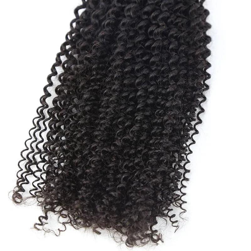 Natural Color Afro Kink Curly Micro Loop Hair Extension - Image 6