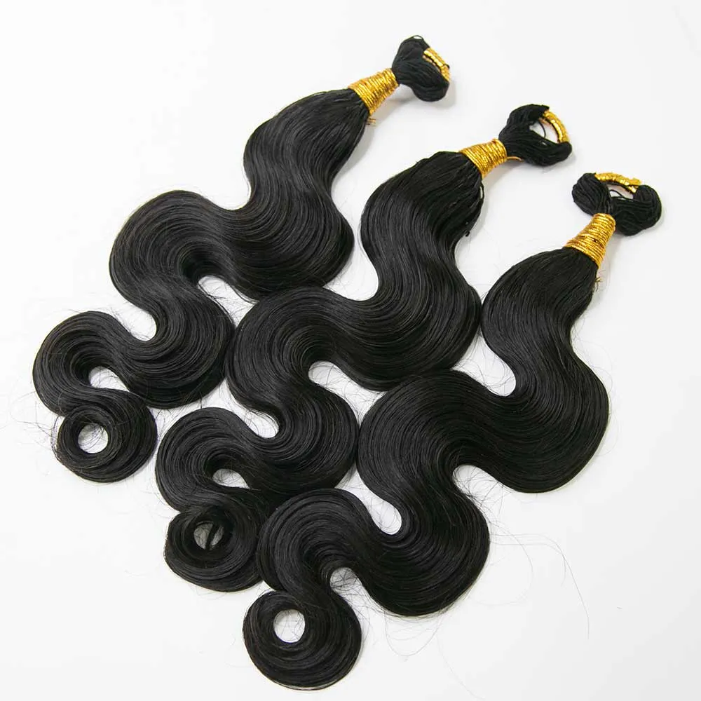 Body Wave Feather Crochet Boho Hair for Braiding - Image 4