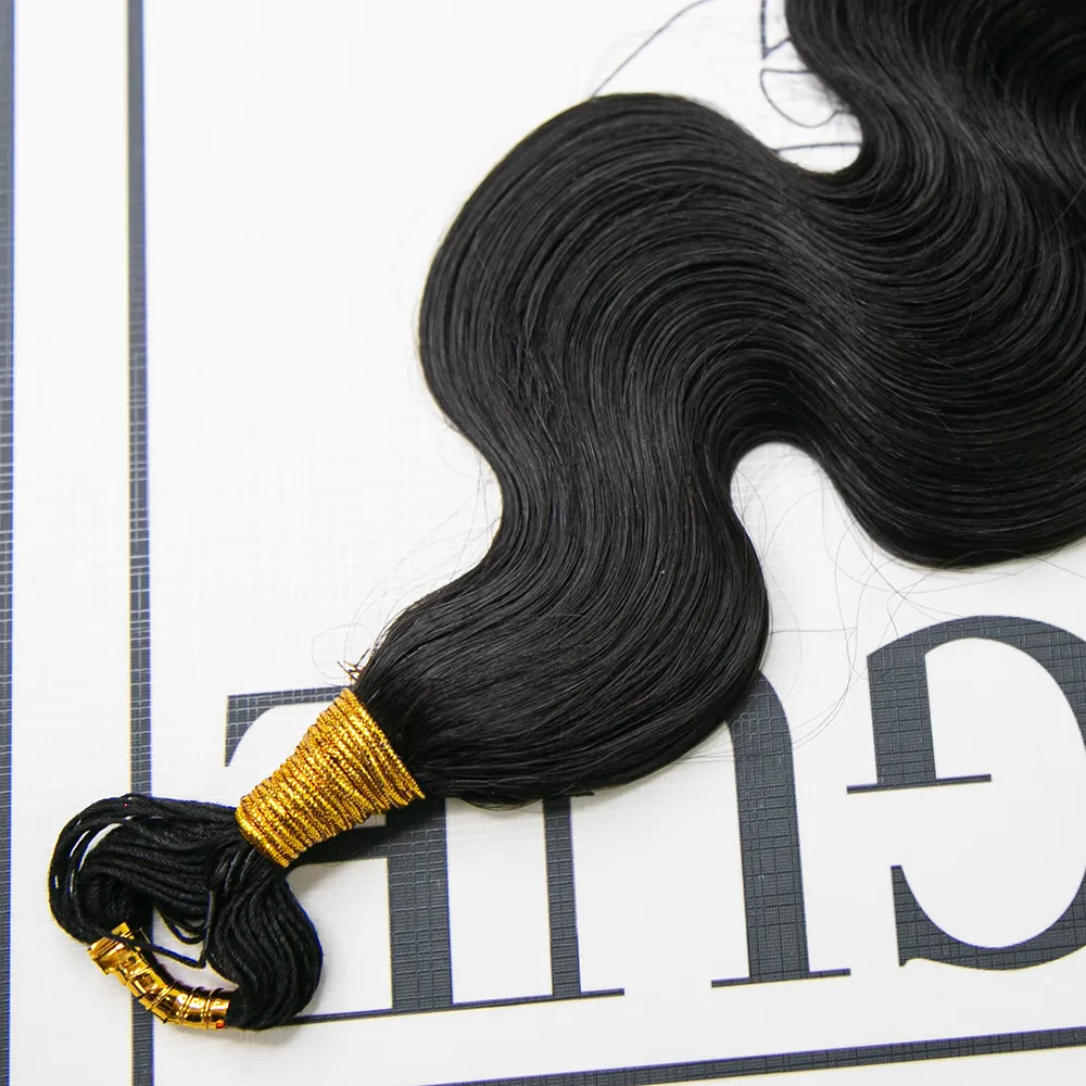 Body Wave Feather Crochet Boho Hair for Braiding - Image 5