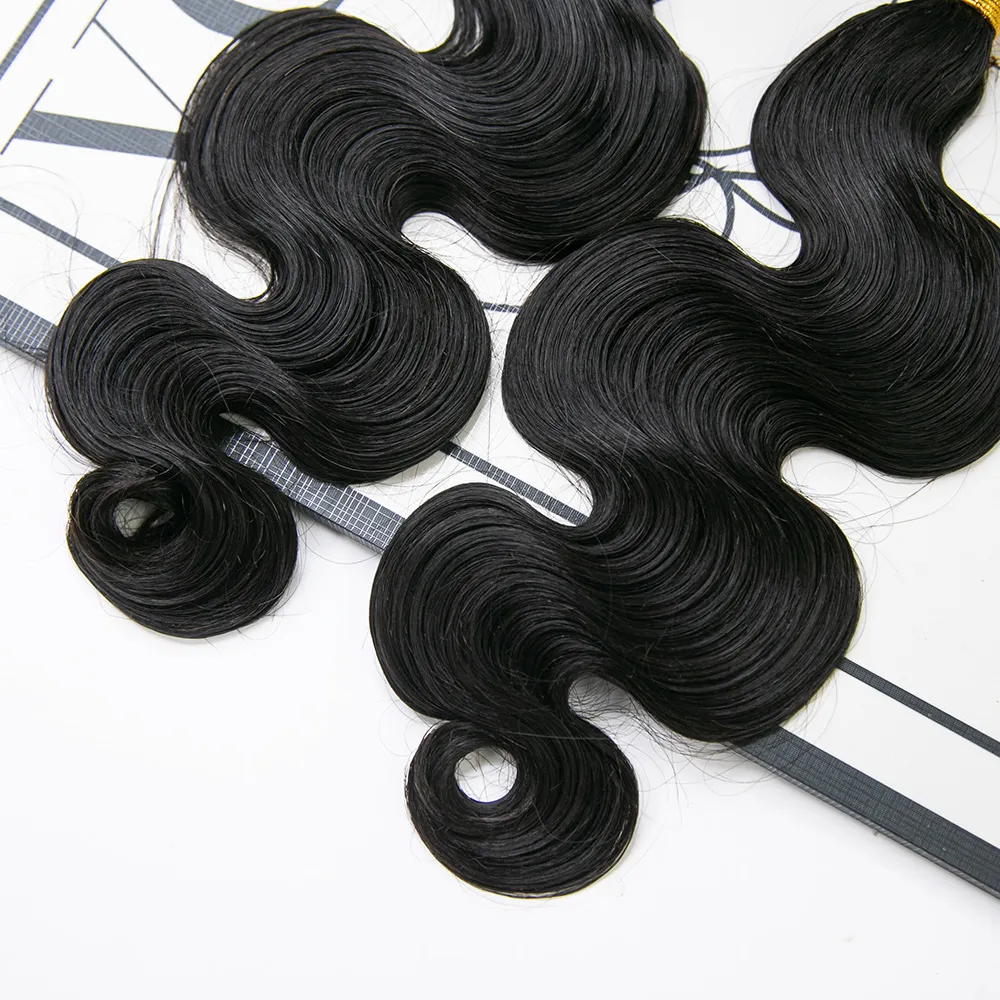 Body Wave Feather Crochet Boho Hair for Braiding - Image 6