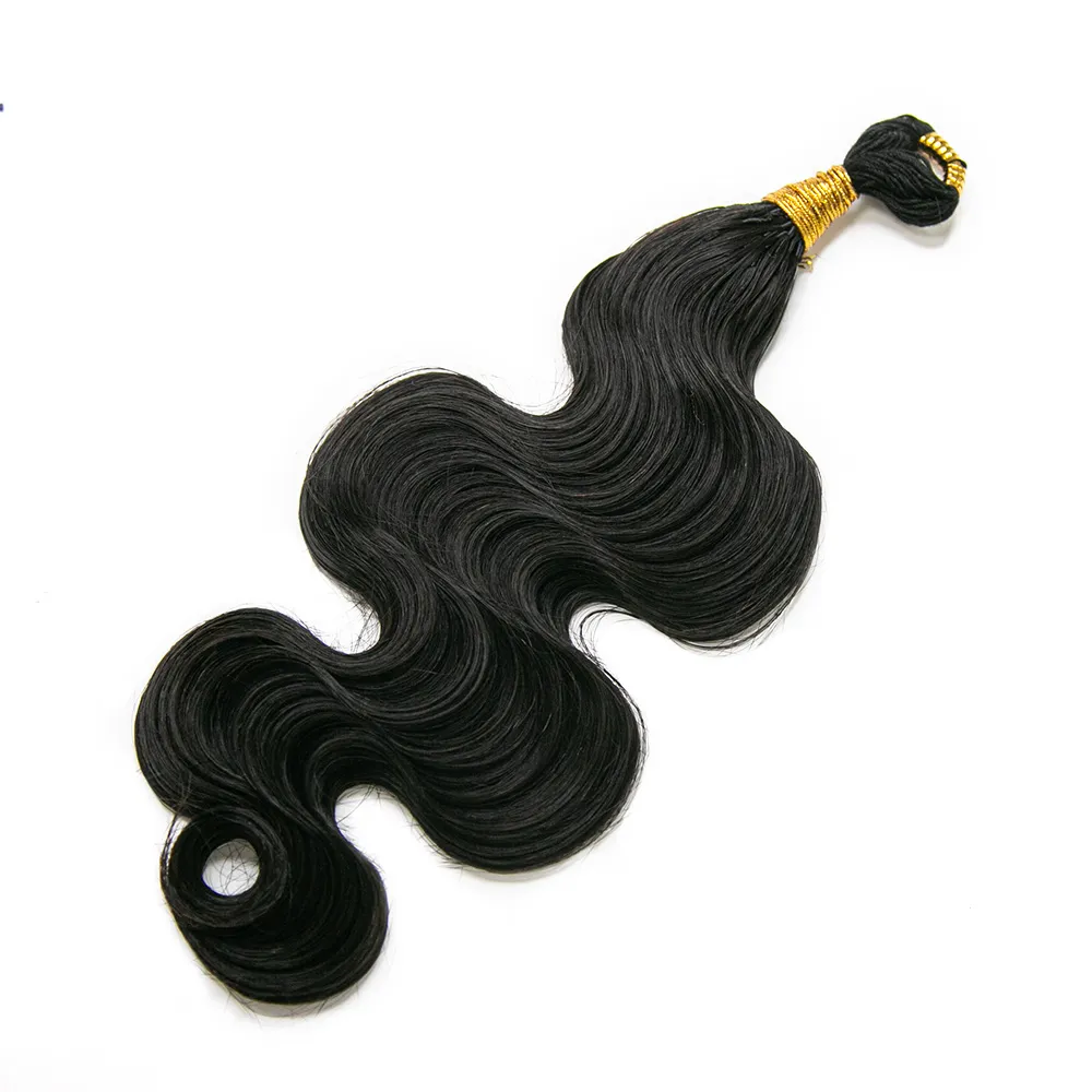 Body Wave Feather Crochet Boho Hair for Braiding - Image 7
