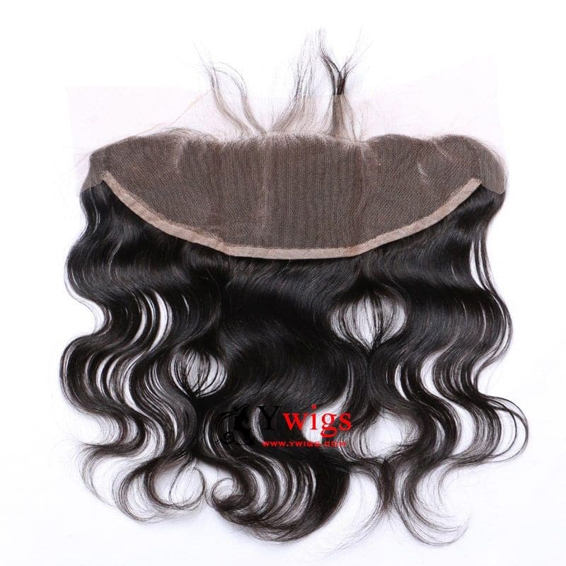 Natural Color Brazilian Hair Body Wave Texture HD Lace 13x4 Lace Frontal LLB04 - Image 4