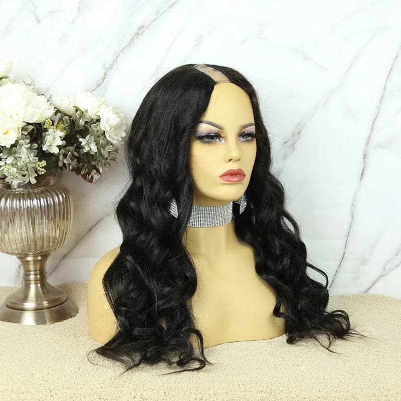 Body Wave Texture Human Hair U Part Wig AU04 - Image 4