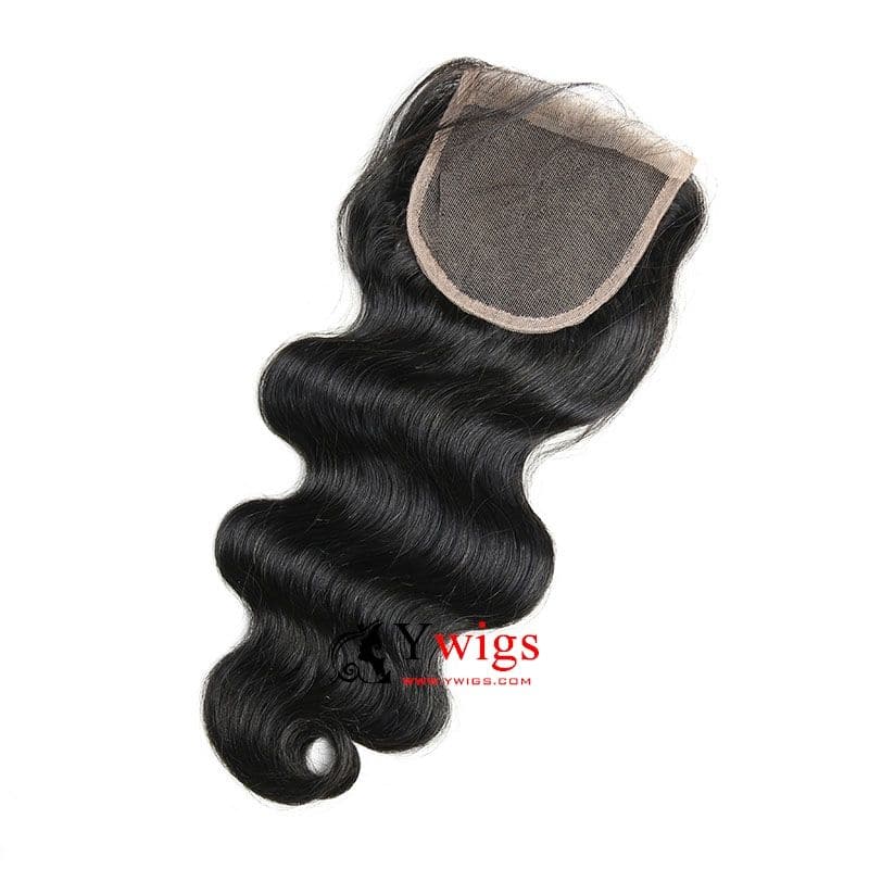 Natural Color Body Wavy Brazilian Hair Bundles with 5x5 HD Lace Closure PSB03 - Image 5