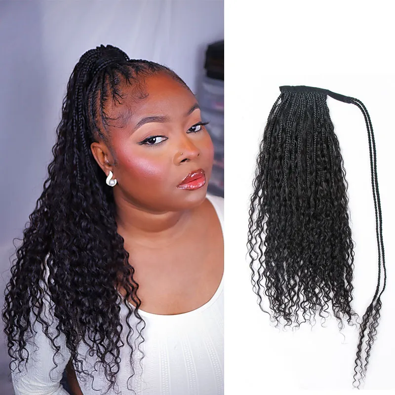 Boho Box Braided Wrap Ponytail - Image 3