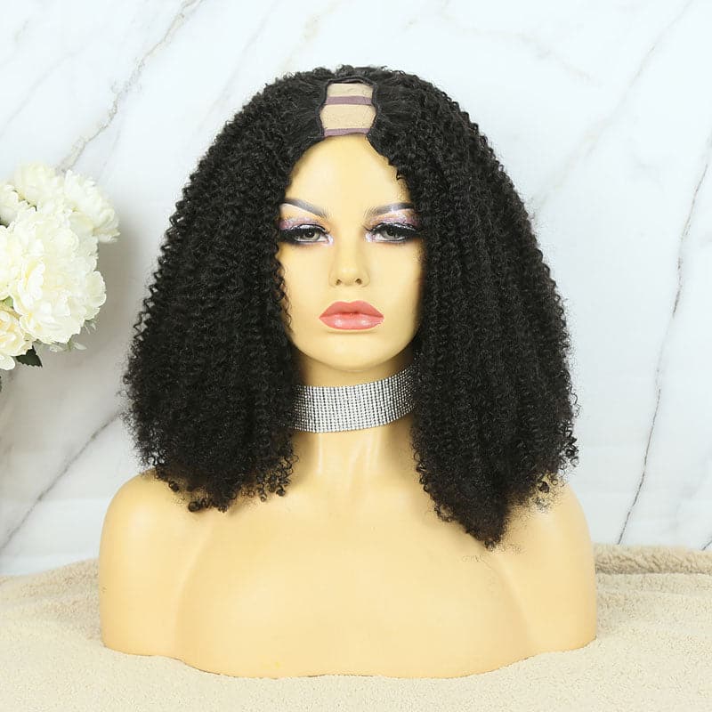 Brazilian Afro Kinky Curly Texture U Part Wigs AU15 - Image 3