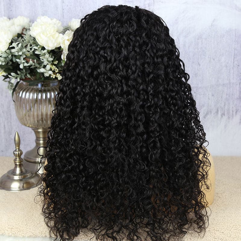 Brazilian Deep Curly Texture U Part Wigs AU05 - Image 6