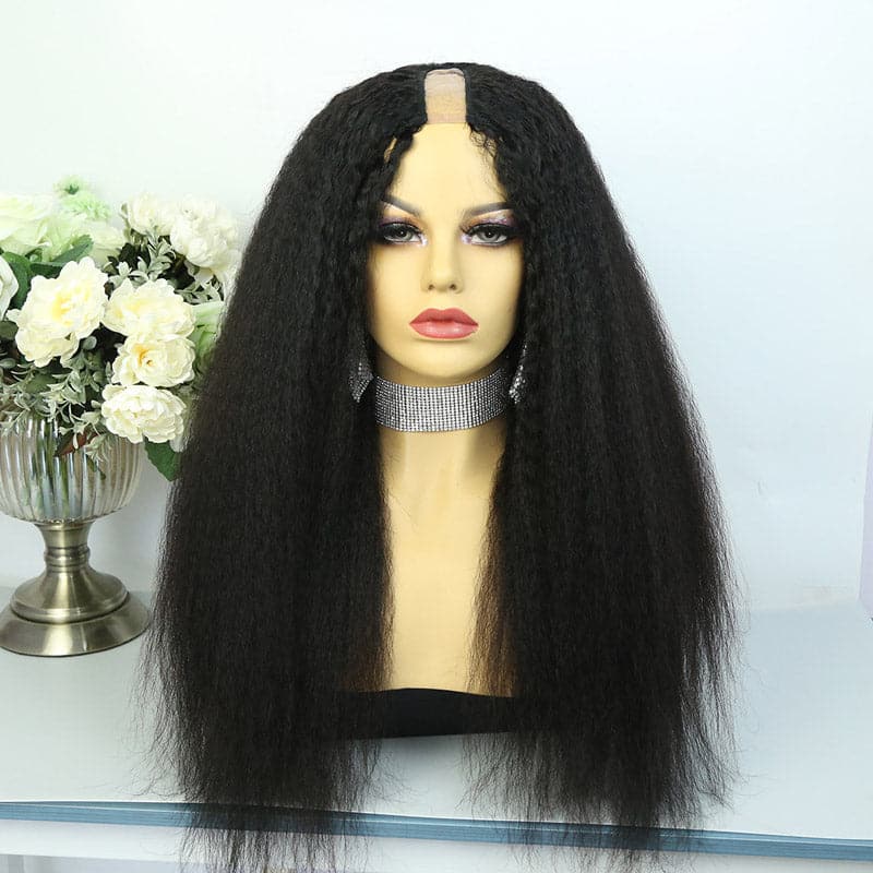Brazilian Kinky Straight Texture U Part Wigs AU11 - Image 3