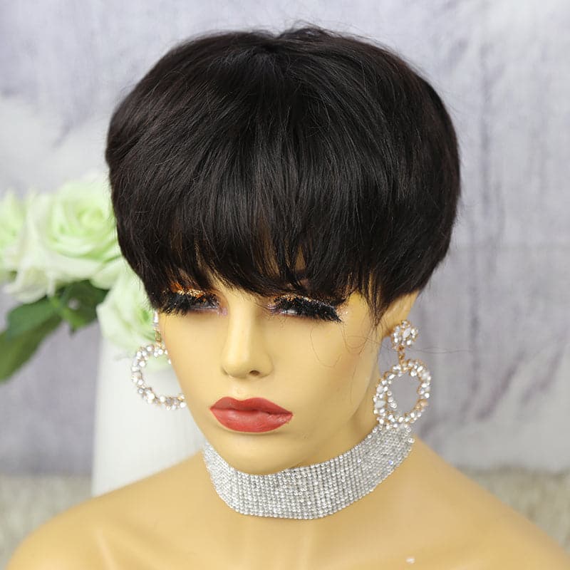 Clip in Human Hair Wiglets for Women Full Machine Made - Image 5
