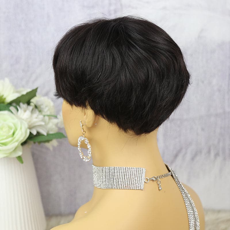 Clip in Human Hair Wiglets for Women Full Machine Made - Image 6