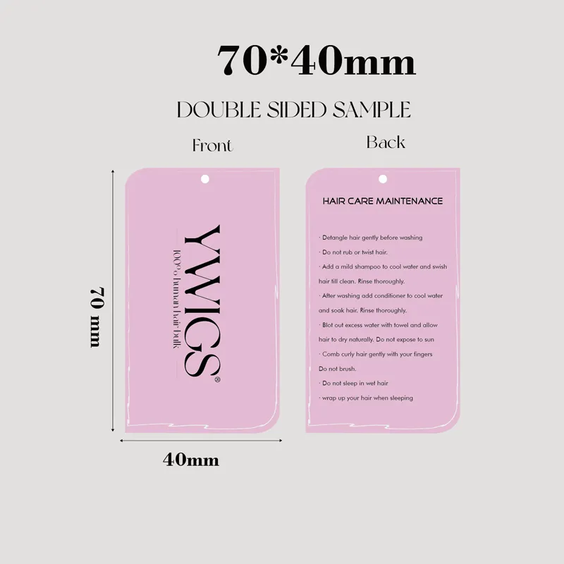 Personalized Hair Bundle Tags and Wrap Labels - Image 5