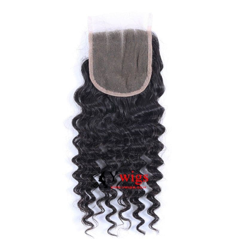 Deep Curly Brazilian Hair Bundles with 5x5 HD Lace Closure PSB10 - Image 4
