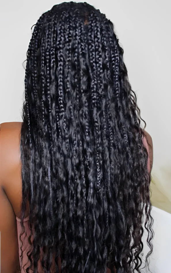 Deep Wave Bulk Hair Extensions for Braiding - Image 10