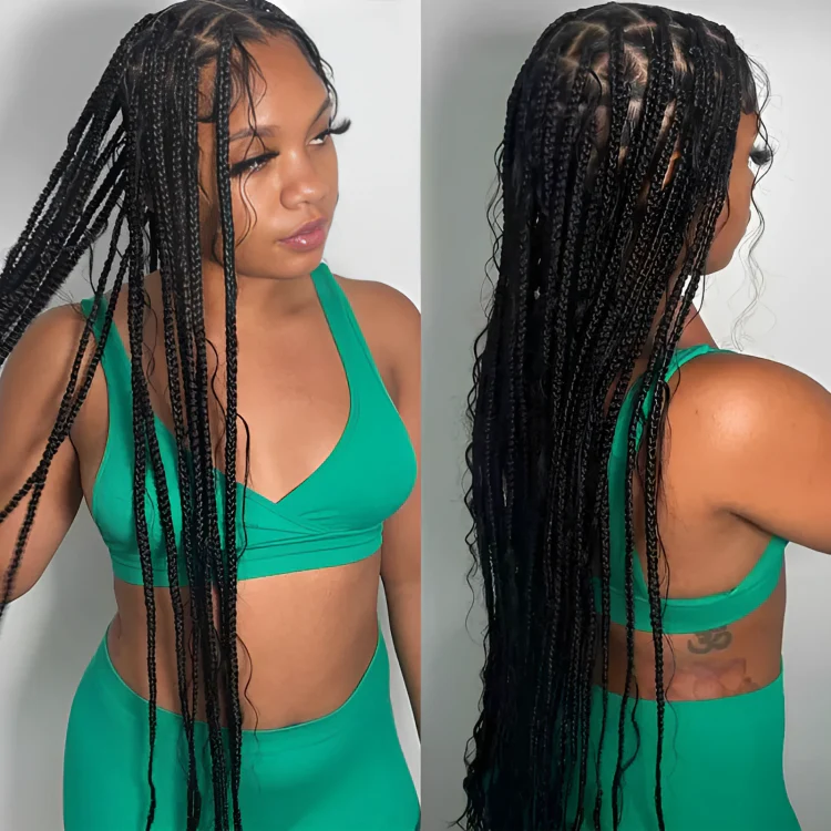 Deep Wave Bulk Hair Extensions for Braiding - Image 7