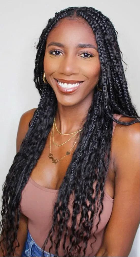 Deep Wave Bulk Hair Extensions for Braiding - Image 9
