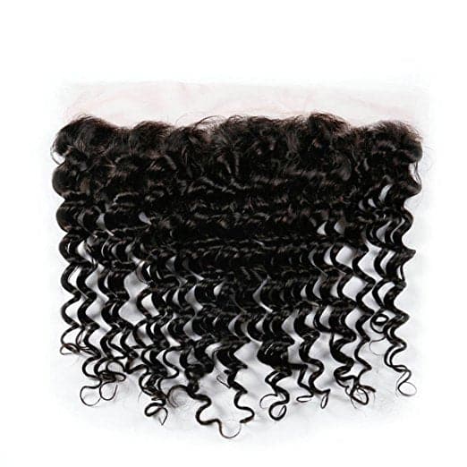 Deep Wave Brazilian Hair Bundles with HD Lace 13×4 Lace Frontal PLP05 - Image 5