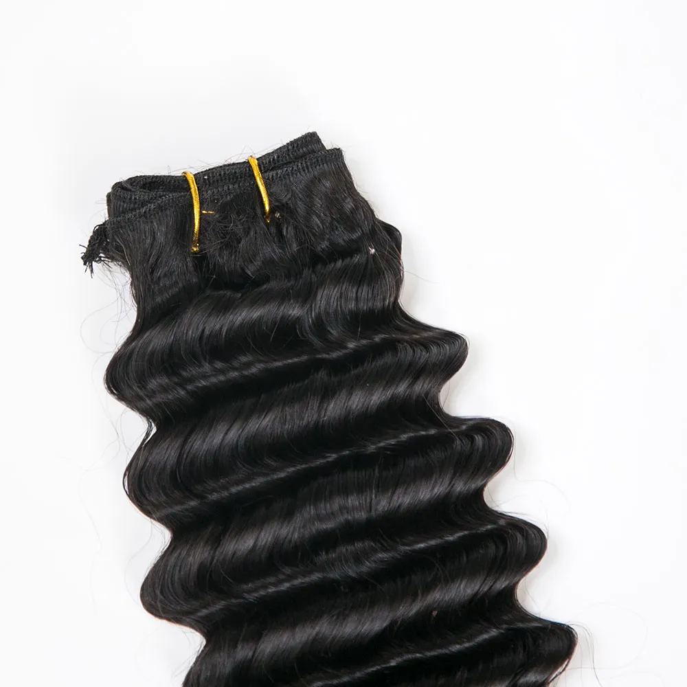 Deep Wave Human Hair Bundles Natural Color Cambodia Virgin Hair - Image 5