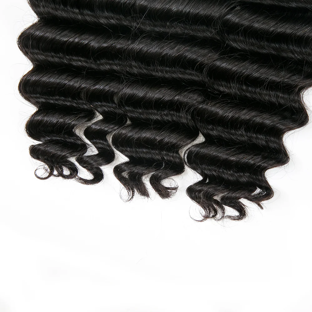 Double Drawn Burmese Loose Deep Wave Human Braiding Hair - Image 10