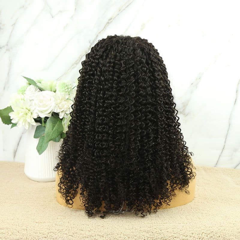 Ella Jerry Curly Human Hair Headband Wig - Image 9