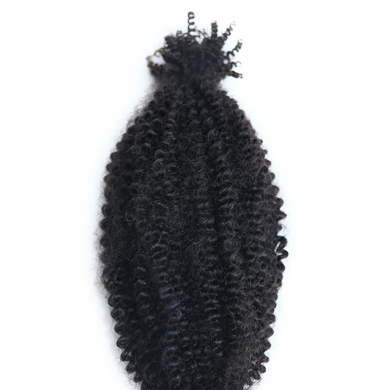 Human Hair Spring Twist Hair Extensions Natural Color - Image 13