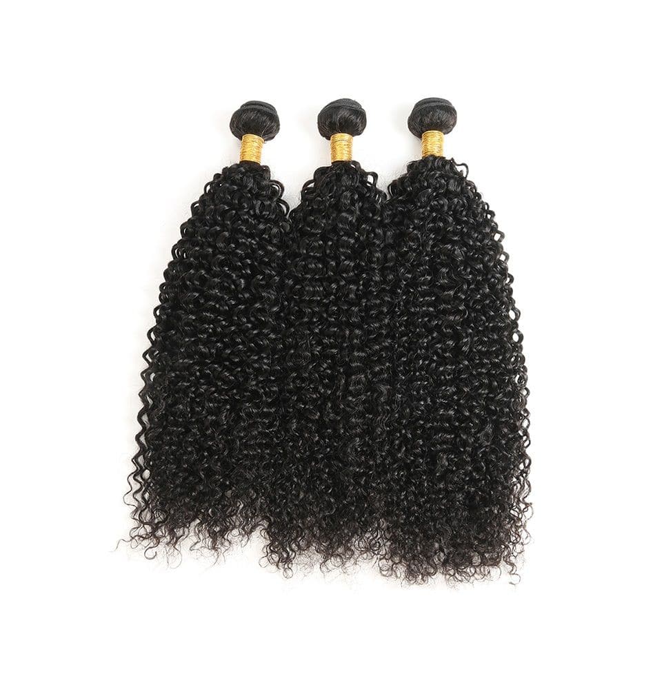 Jerry Curly Brazilian Hair Bundles with 5x5 HD Lace Closure PSB15 - Image 2