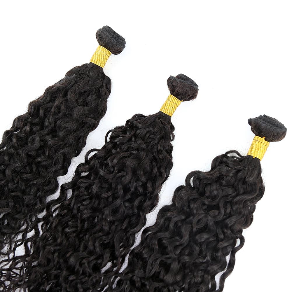 Jerry Curly Brazilian Human Hair Bundles Natural Color Cambodia Virgin Hair - Image 3