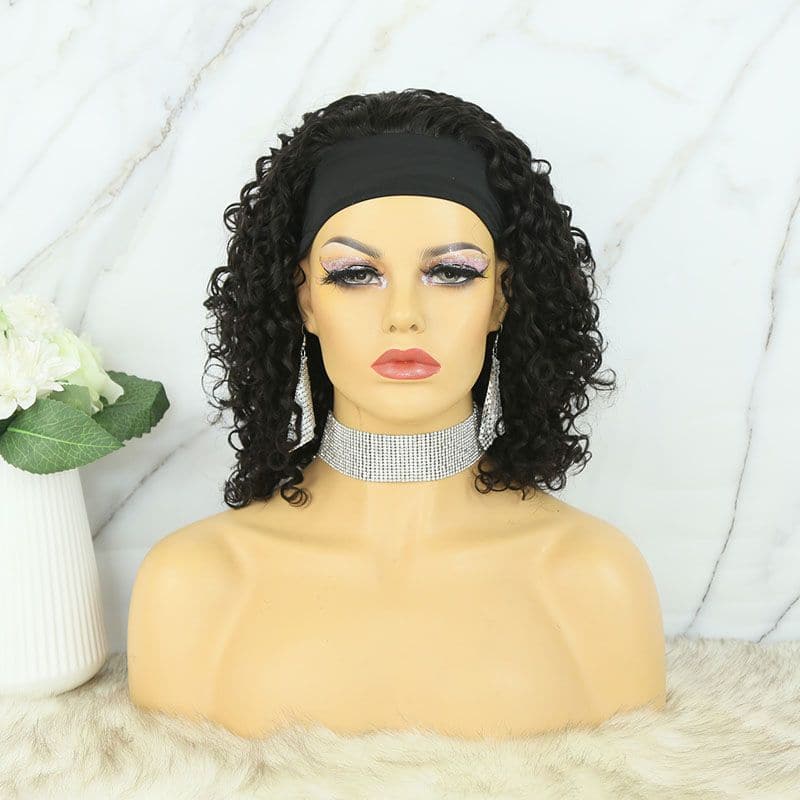 Joyce Water Wave Bob Human Hair Headband Wig - Image 5
