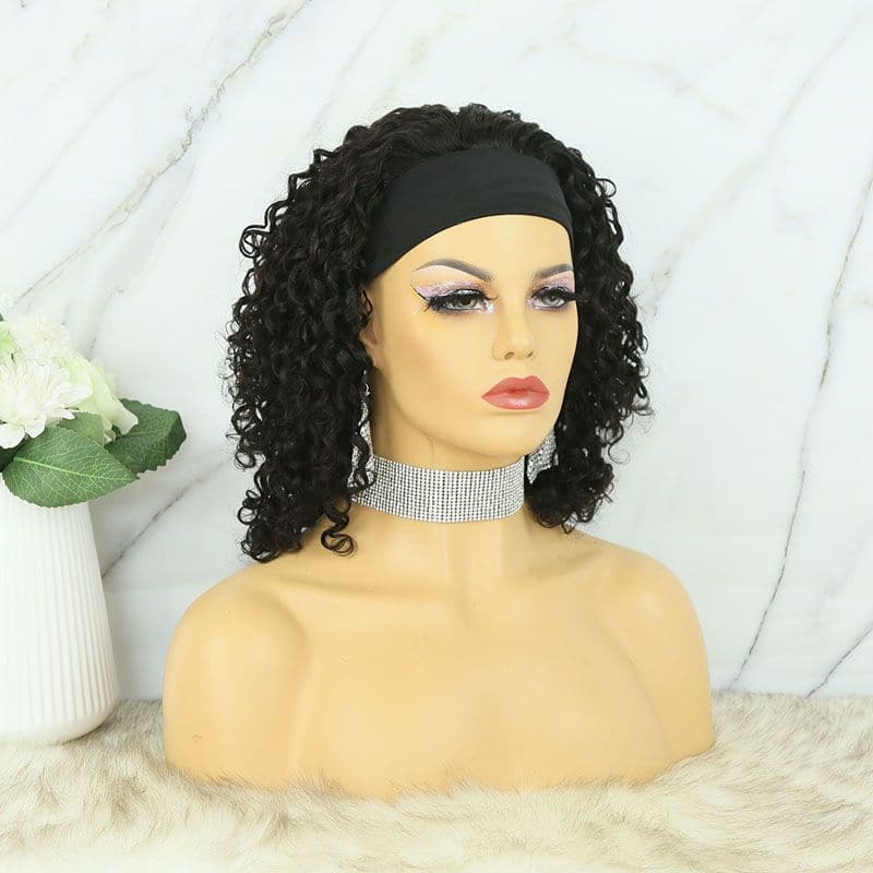 Joyce Water Wave Bob Human Hair Headband Wig - Image 6