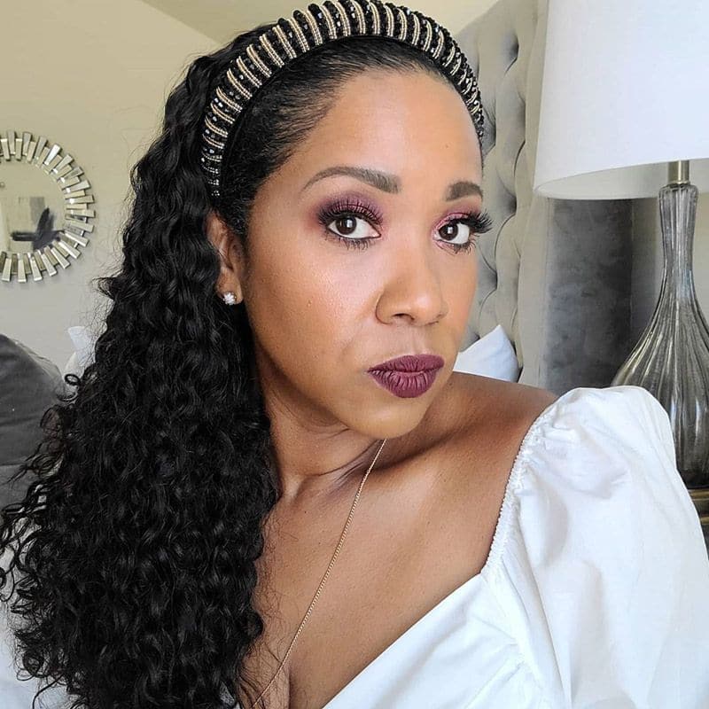 Judy Water Wave Human Hair Headband Wig - Image 3