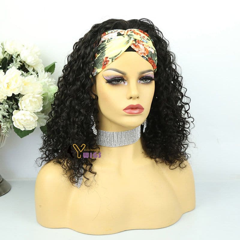 Judy Water Wave Human Hair Headband Wig - Image 7