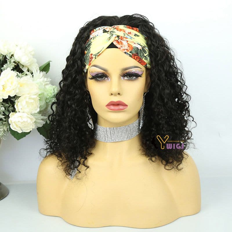 Judy Water Wave Human Hair Headband Wig - Image 8