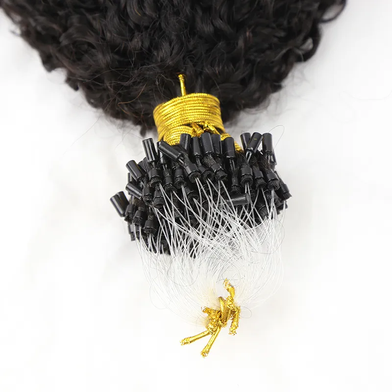 Multi-Textured KinKy Curly Micro Loop Hair Extension - Image 4