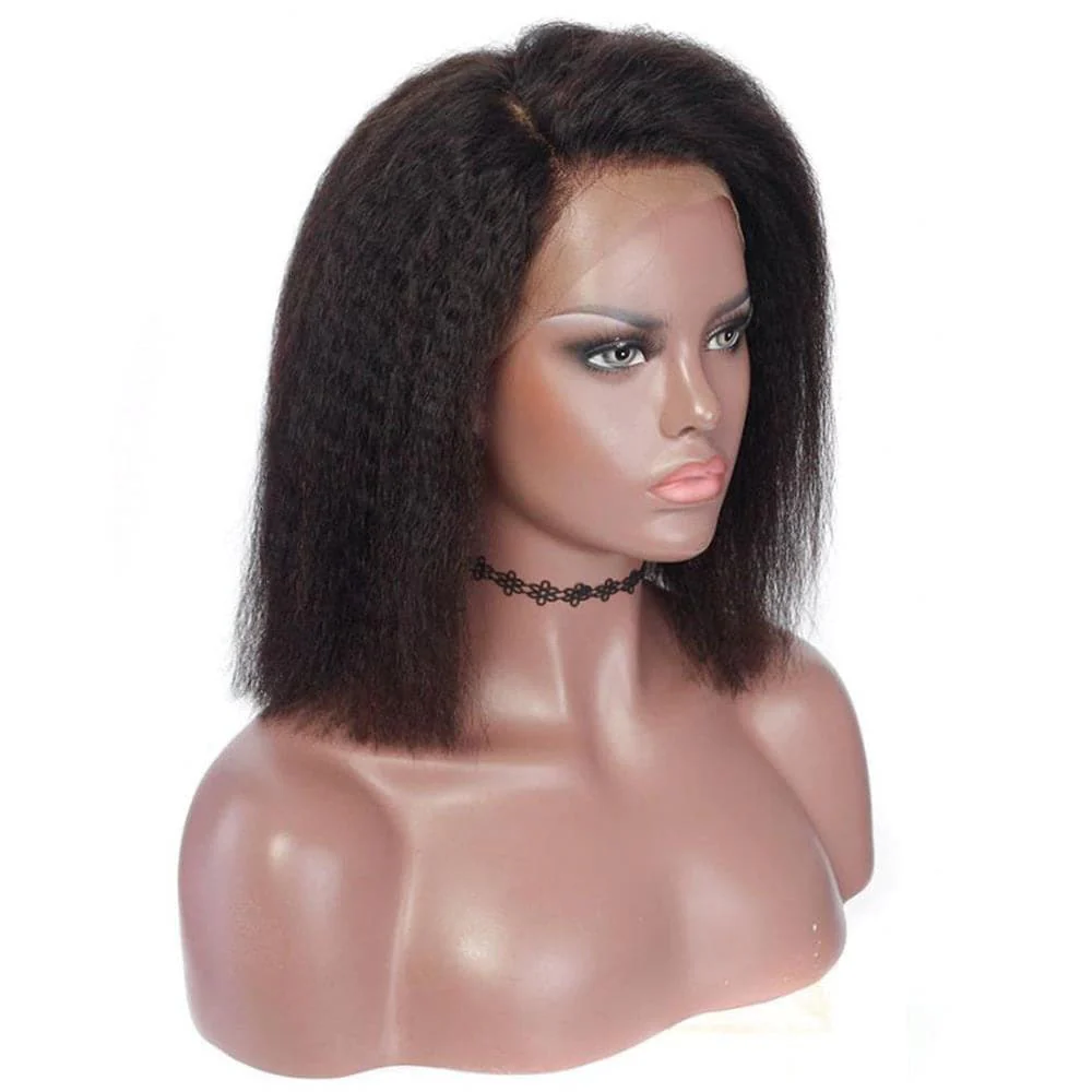 Kinky Straight 13 x 6 Lace Front Bob Wig BOB2S - Image 7