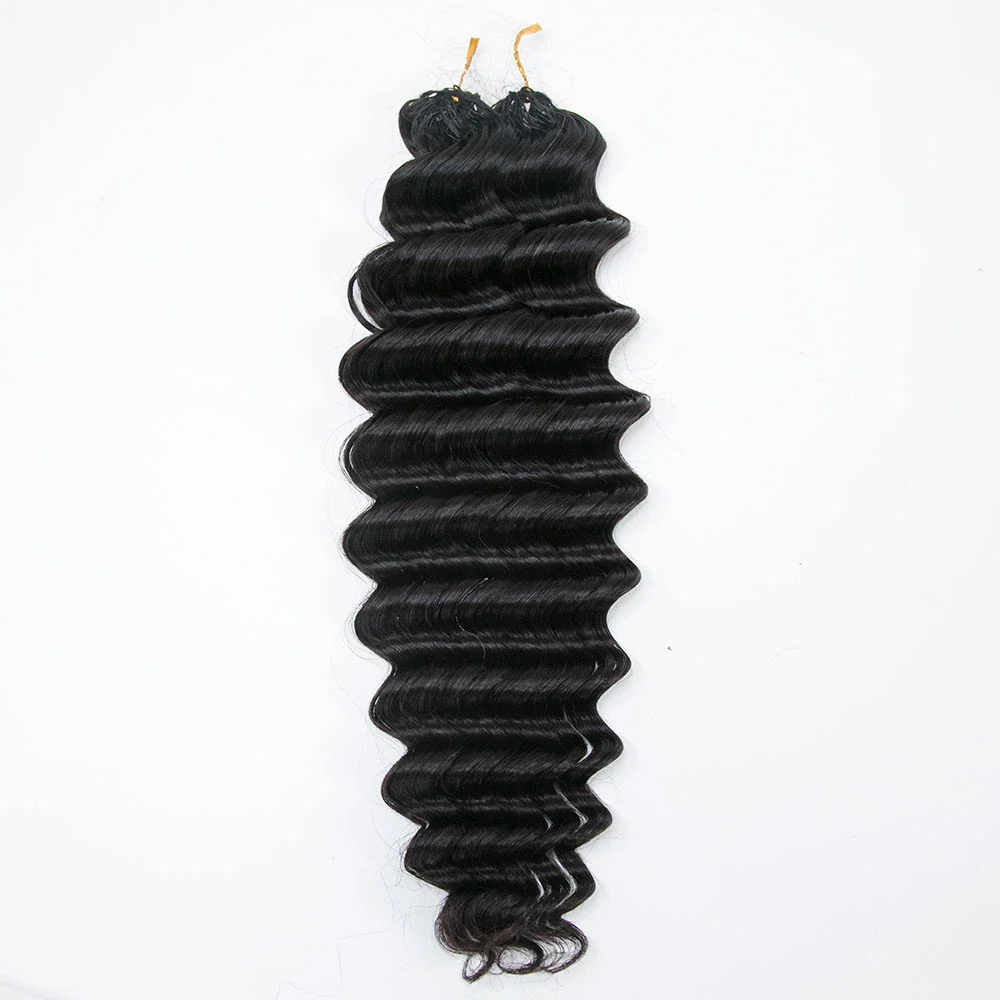 Human Crochet Hair Deep Wave for Miracle Knots - Image 3