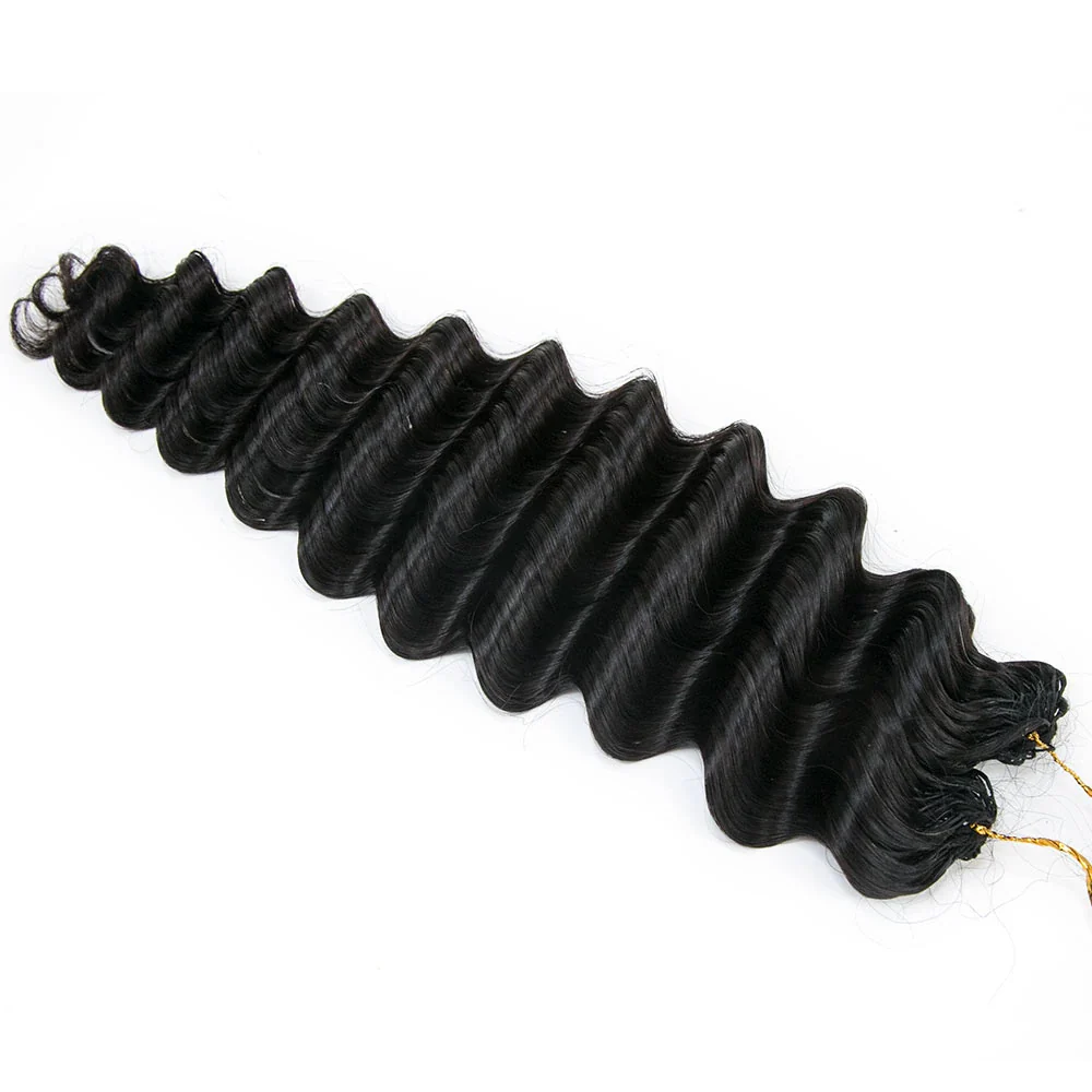 Human Crochet Hair Deep Wave for Miracle Knots - Image 6