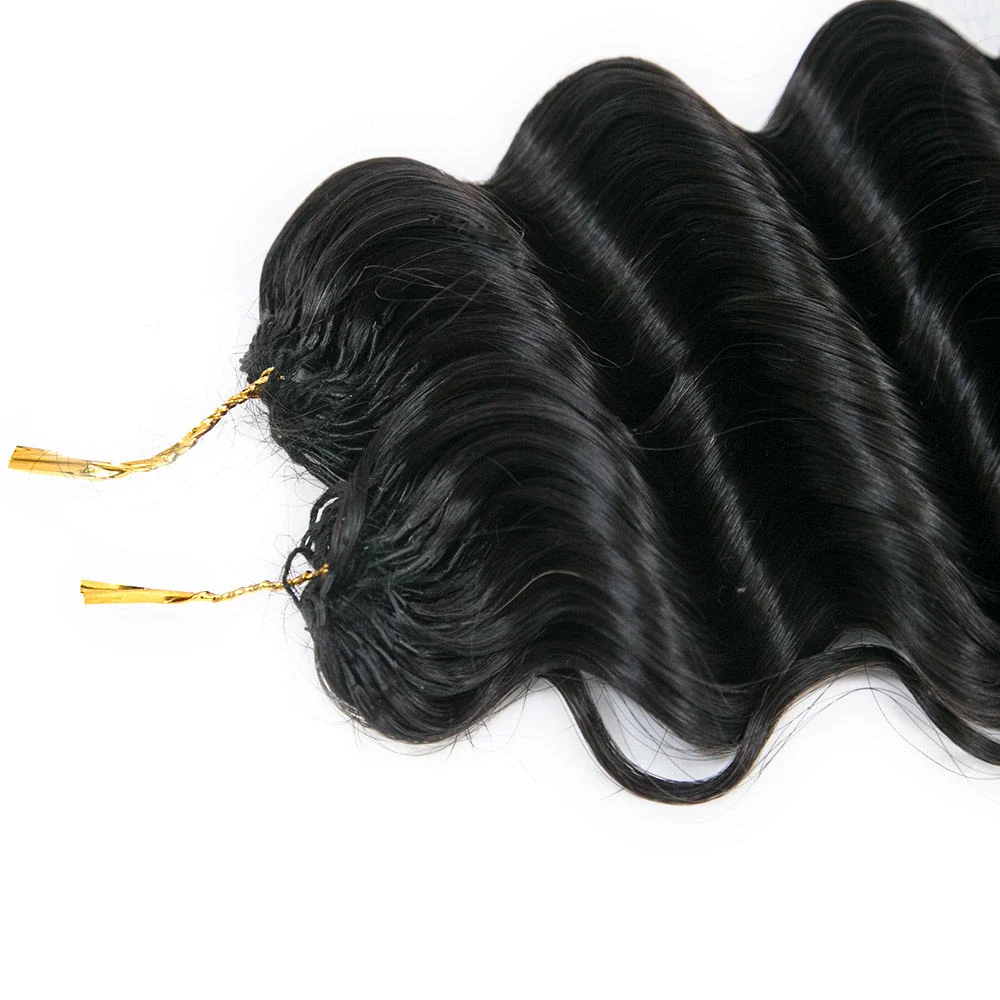Human Crochet Hair Deep Wave for Miracle Knots - Image 7