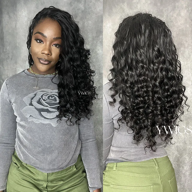Ywigs Loose Deep Wave Human Crochet Hair for Miracle Knots - Image 6