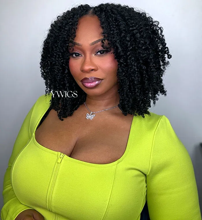 Multi-Textured Kinky Curly Crochet Hair - Image 12