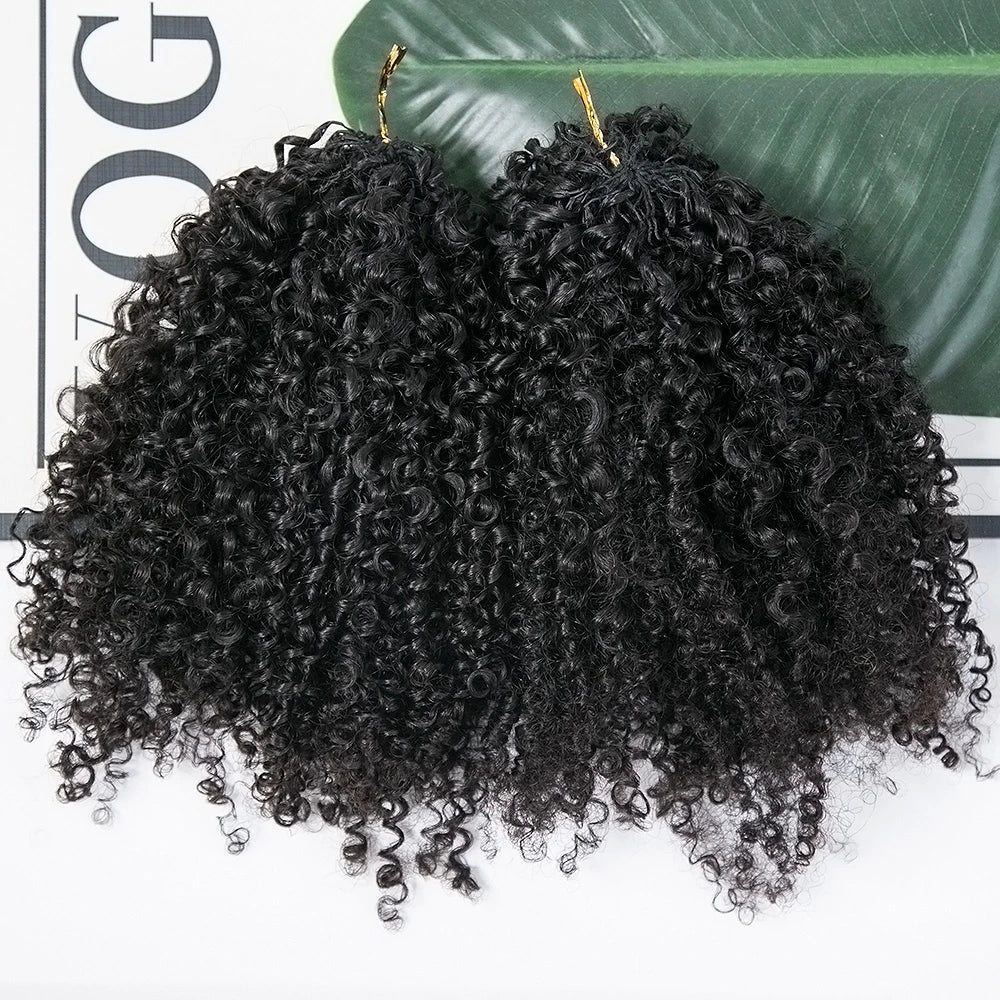 Multi-Textured Kinky Curly Crochet Hair - Image 4