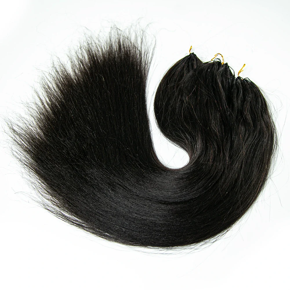 Light Yaki Human Crochet Hair for Protective Styles - Image 3