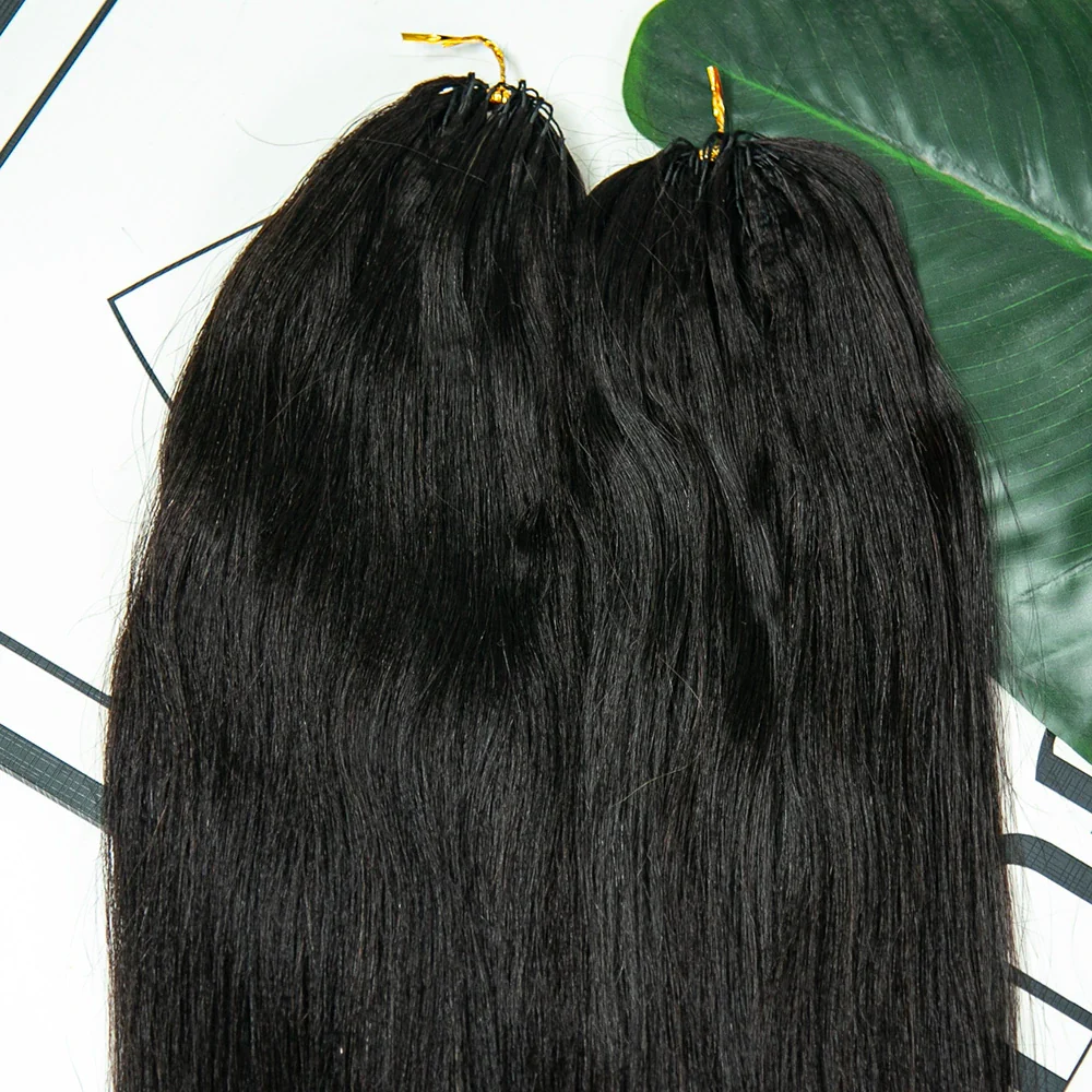 Light Yaki Human Crochet Hair for Protective Styles - Image 4